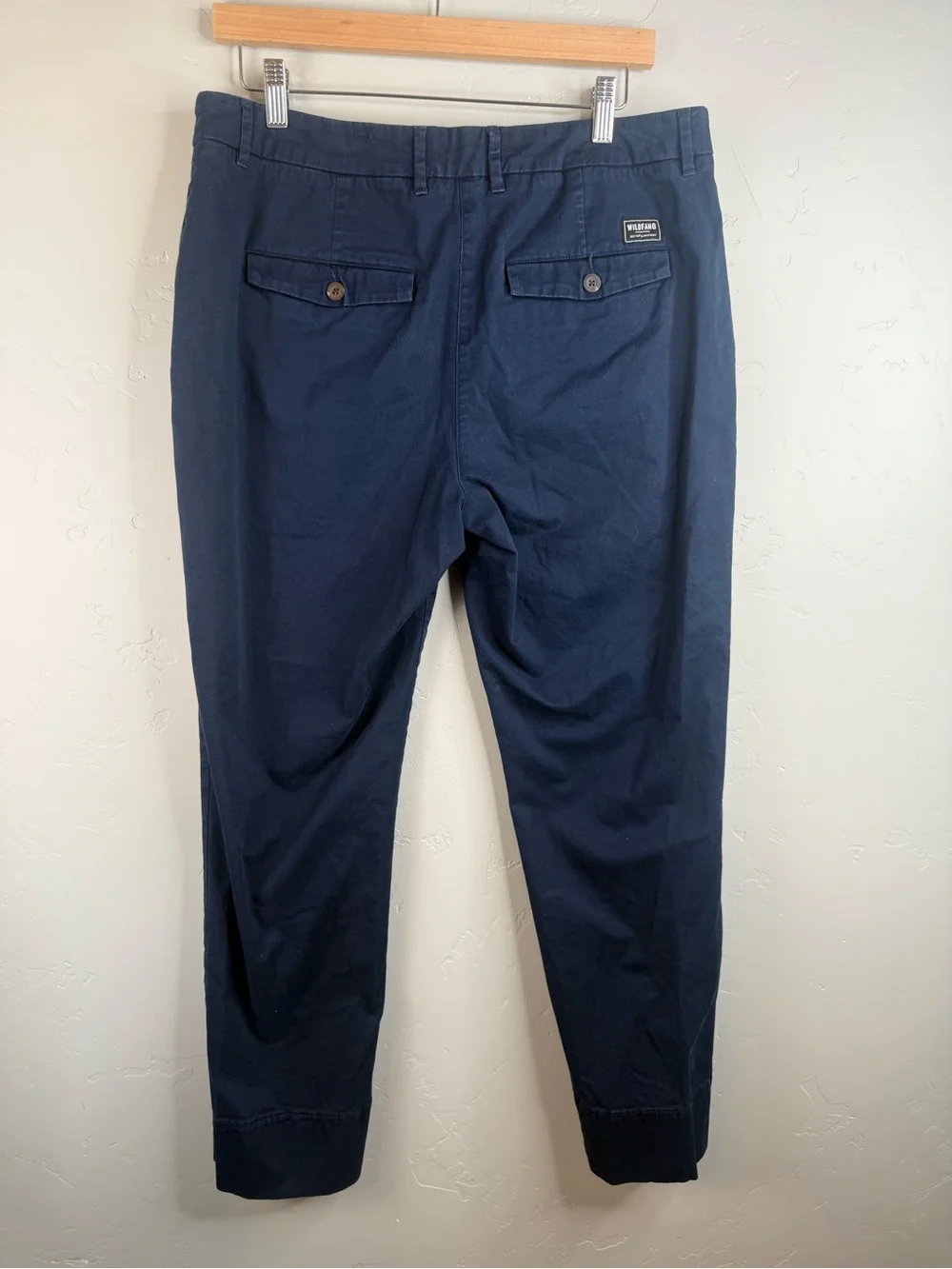 Wildfang The Essential Trouser Navy Blue Women’s Size 10 - Picture 6 of 13